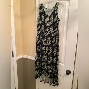 Croft & Barrow tropical print dress, size M